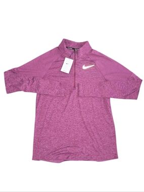 Nike Men's Dry-Fit 1/2 Zip Long Sleeve Shirt Size S NWT